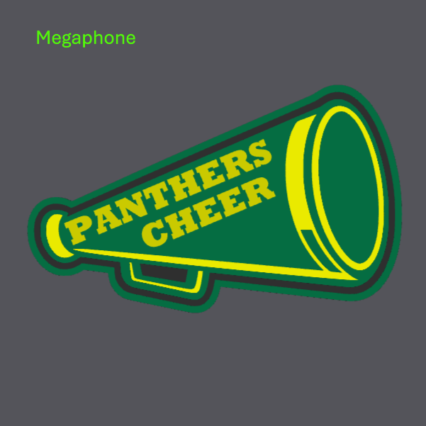 Megaphone Pom Stick